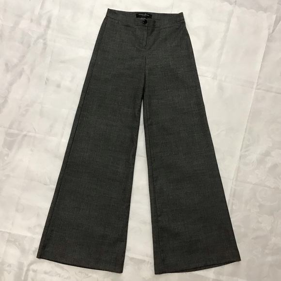 Marciano black-grey flare pants; work or dress up - Picture 1 of 11